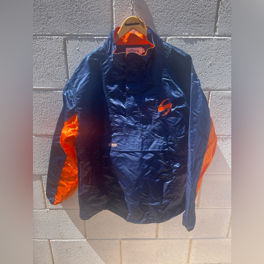 Vintage Pepsi “Orange Slice” Soda Quarter Zip‎ Windbreaker